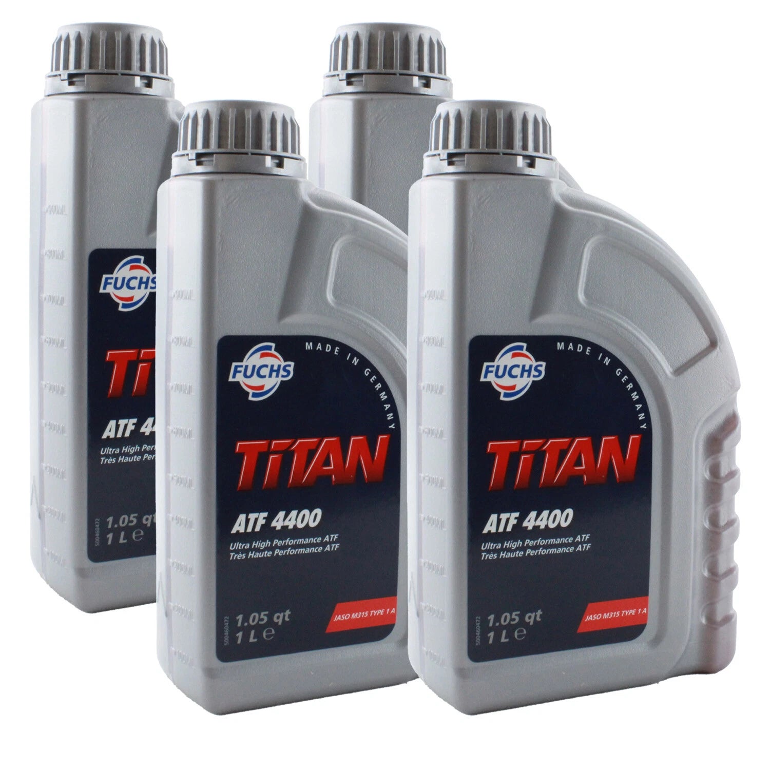 Set of 4 Fuchs TITAN ATF 4400 Auto Trans Fluid 1L for Audi BMW Jaguar LR VW