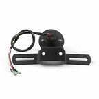 Flame Fire Rear Tail Light for Chopper Cafe Racer Bobber (Chrome, T9)
