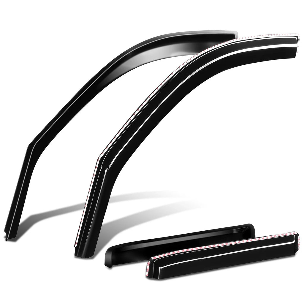 4-Piece In-Channel Wind Rain Side Window Visors for Toyota Tacoma (2016–2023)