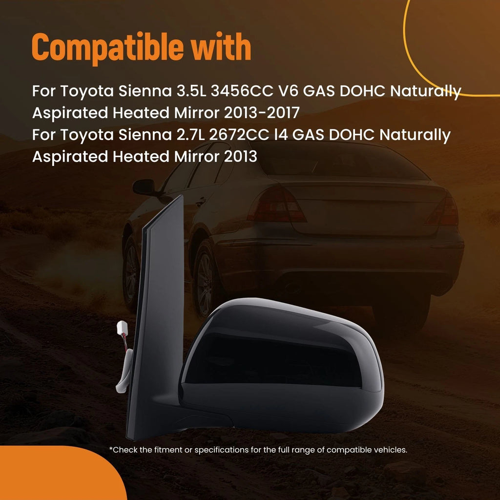 Heated Power Mirror Left for Toyota Sienna (2013–2017) 8794008113