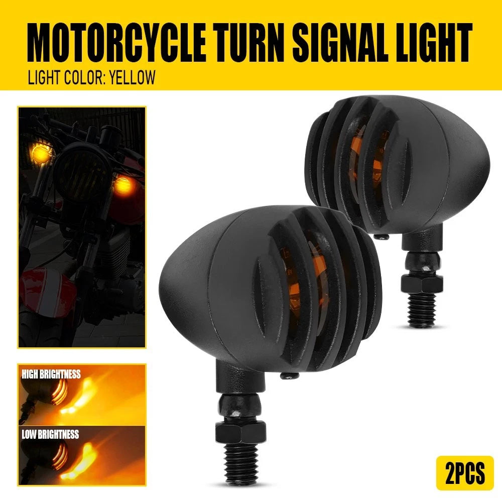 Pair LED Bullet Turn Signals for Mini Motorcycle (EPY)