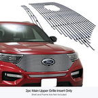 Stainless Chrome Billet Grille Insert for Ford Explorer (2020-2024)