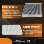 Engine and Cabin Air Filter for Pontiac Vibe (2009-2010)