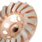 Set of 4 Grinding Wheels for Concrete and Masonry 4.5" Diameter 5/8"-11 Arbor Turbo