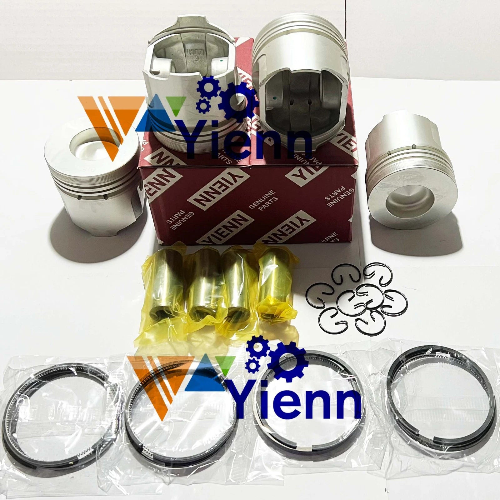 Piston Kit for Kubota L3350HDT (V1902-DI-A, V1902-DI)