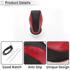 Gear Shift Knob Cover for Subaru Impreza (2017–2023) Red Carbon Fiber