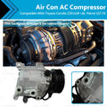 AC Compressor for Toyota Corolla ZZE122R (2002–2007) 1ZZ-FE