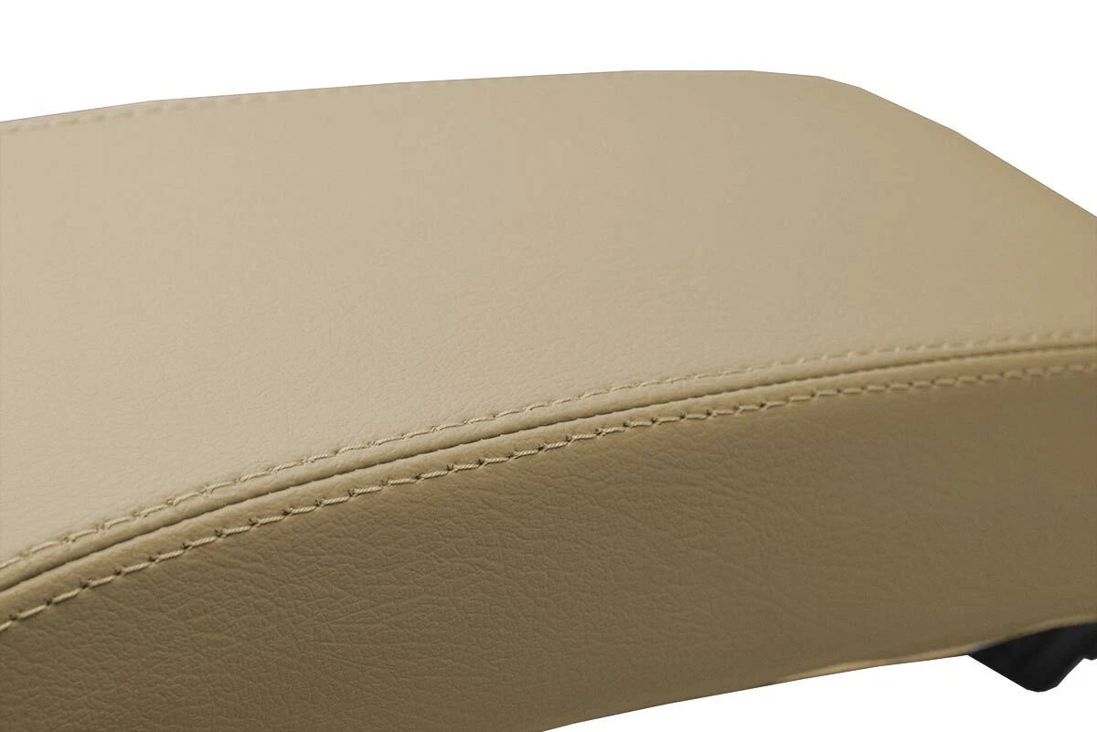 Leather Console Lid Armrest Cover for Dodge Journey (2009–2010) Beige