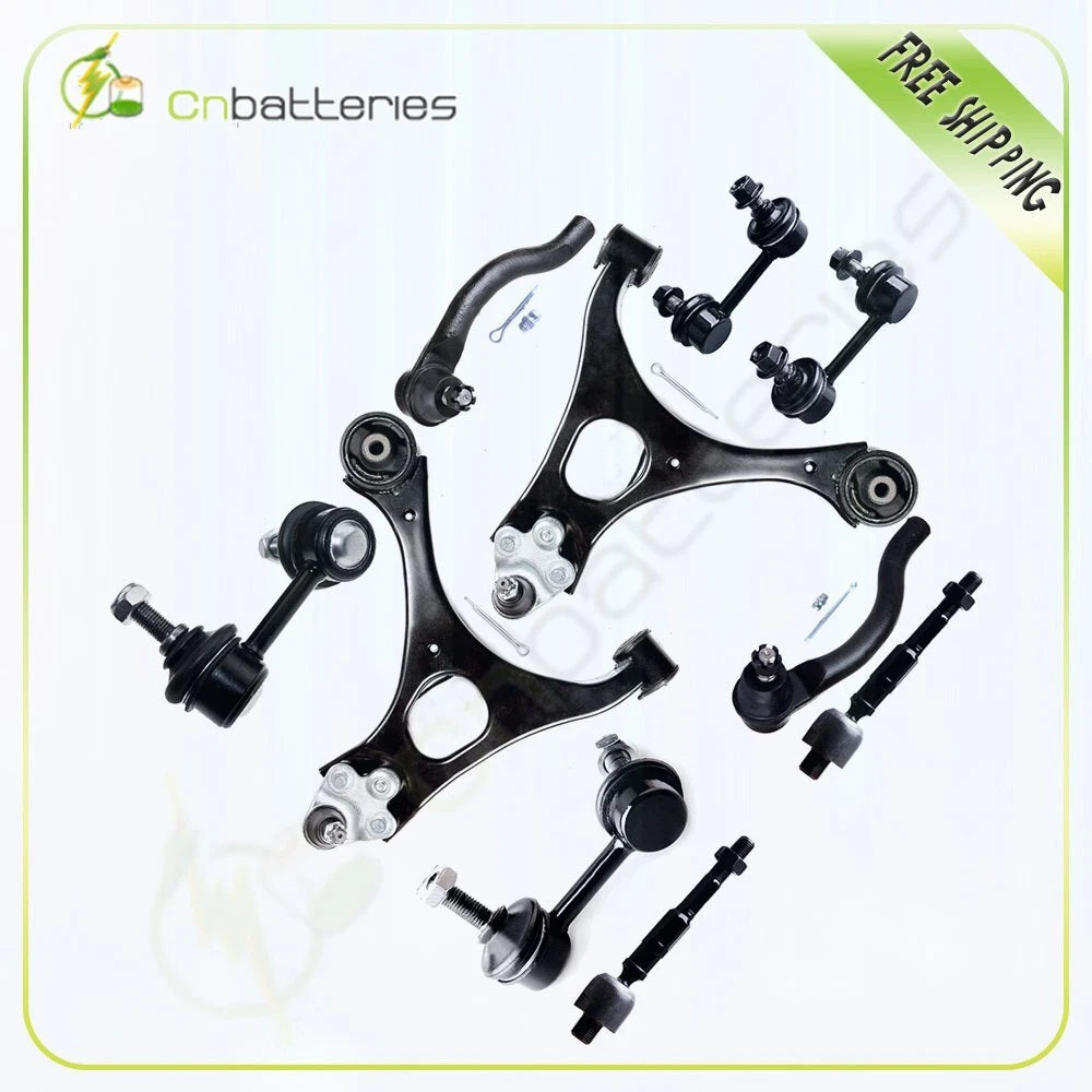 10PC Sway Bars Control Arms Tie Rods Kit for Honda Civic (2006–2011)