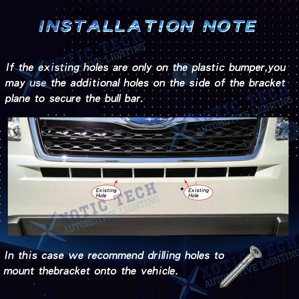 Bumper Bull Bar License Plate Light Holder for Dodge Ram 1500-3500 (2002-2024)