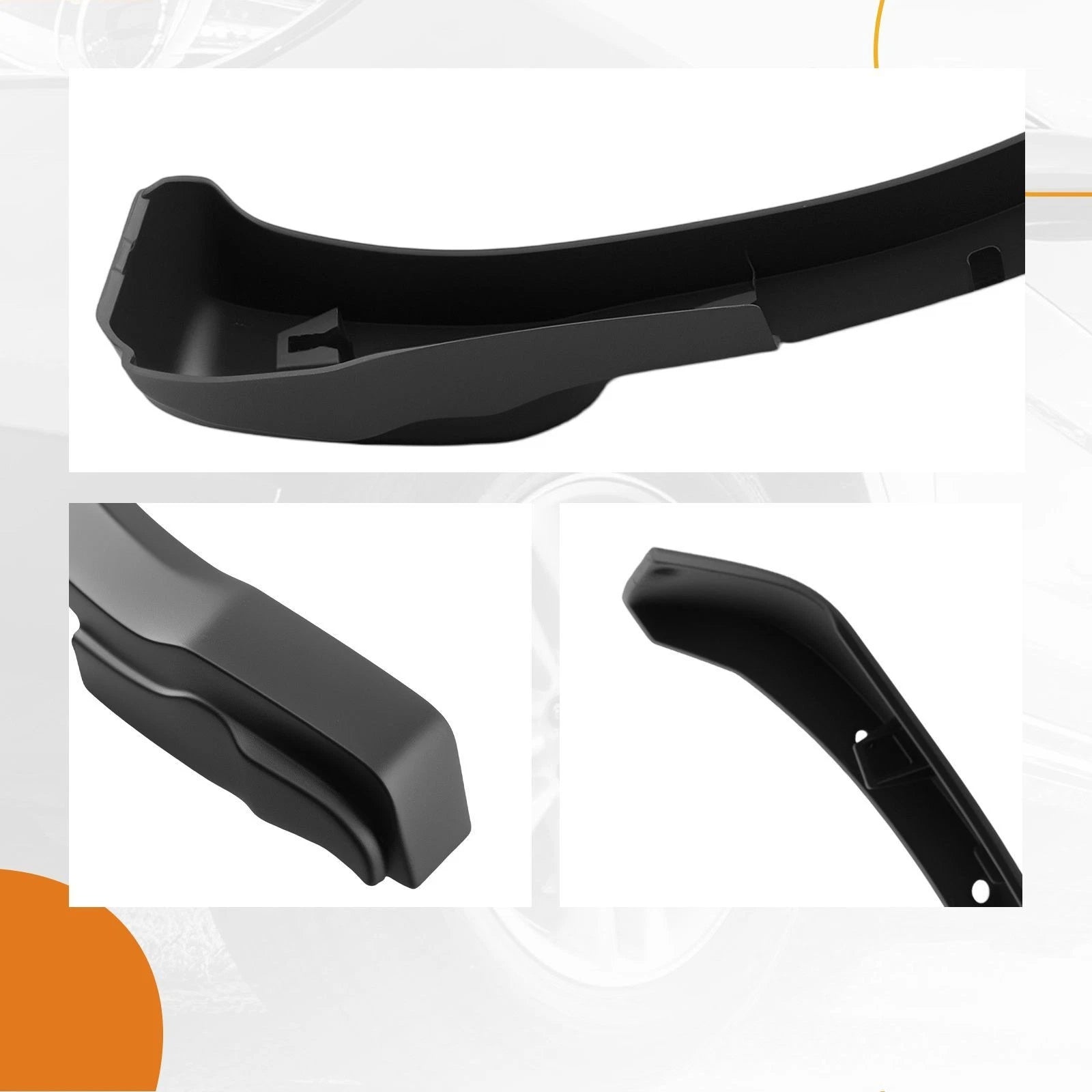 Left Rear Wheel Arch Molding for Nissan Rogue Sport (2017–2021) 938296MA0A Black