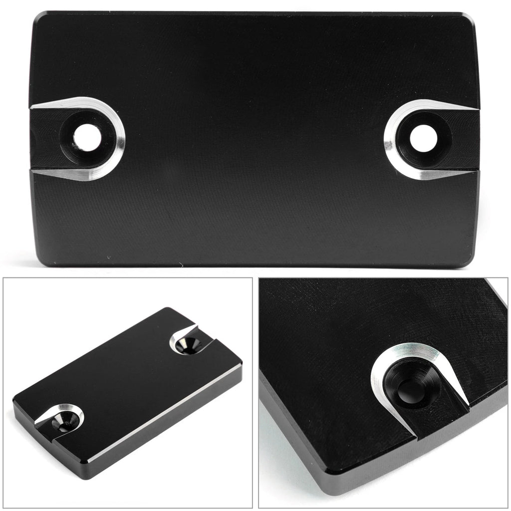 CNC Front Brake Reservoir Cap Black for Suzuki GSR 250 400 750 DL650 (2006–2017)