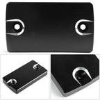 CNC Front Brake Reservoir Cap Black for Suzuki GSR 250 400 750 DL650 (2006–2017)