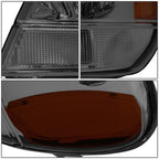 Smoked Housing Amber Corner Headlight Set for Jeep Grand Cherokee (1999–2004)