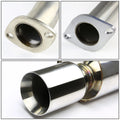 4" Rolled Muffler Tip for Nissan Maxima A33 (2000–2003) - Stainless Racing Catback