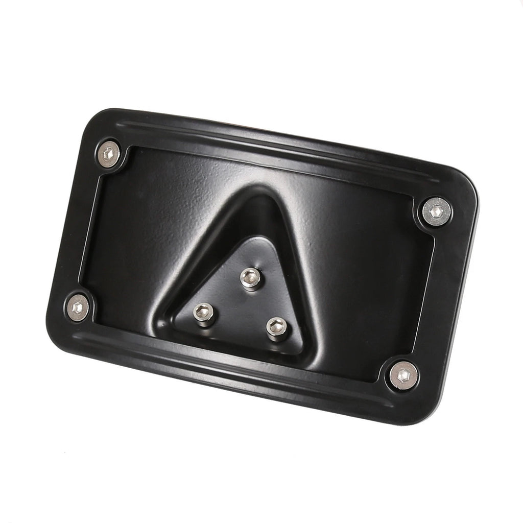 Curved Laydown License Plate Mount Bracket for Harley Dyna Softail Sportster