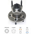 Wheel Hubs for Chevrolet Malibu (2004–2012) Rear Left Right with Bearing