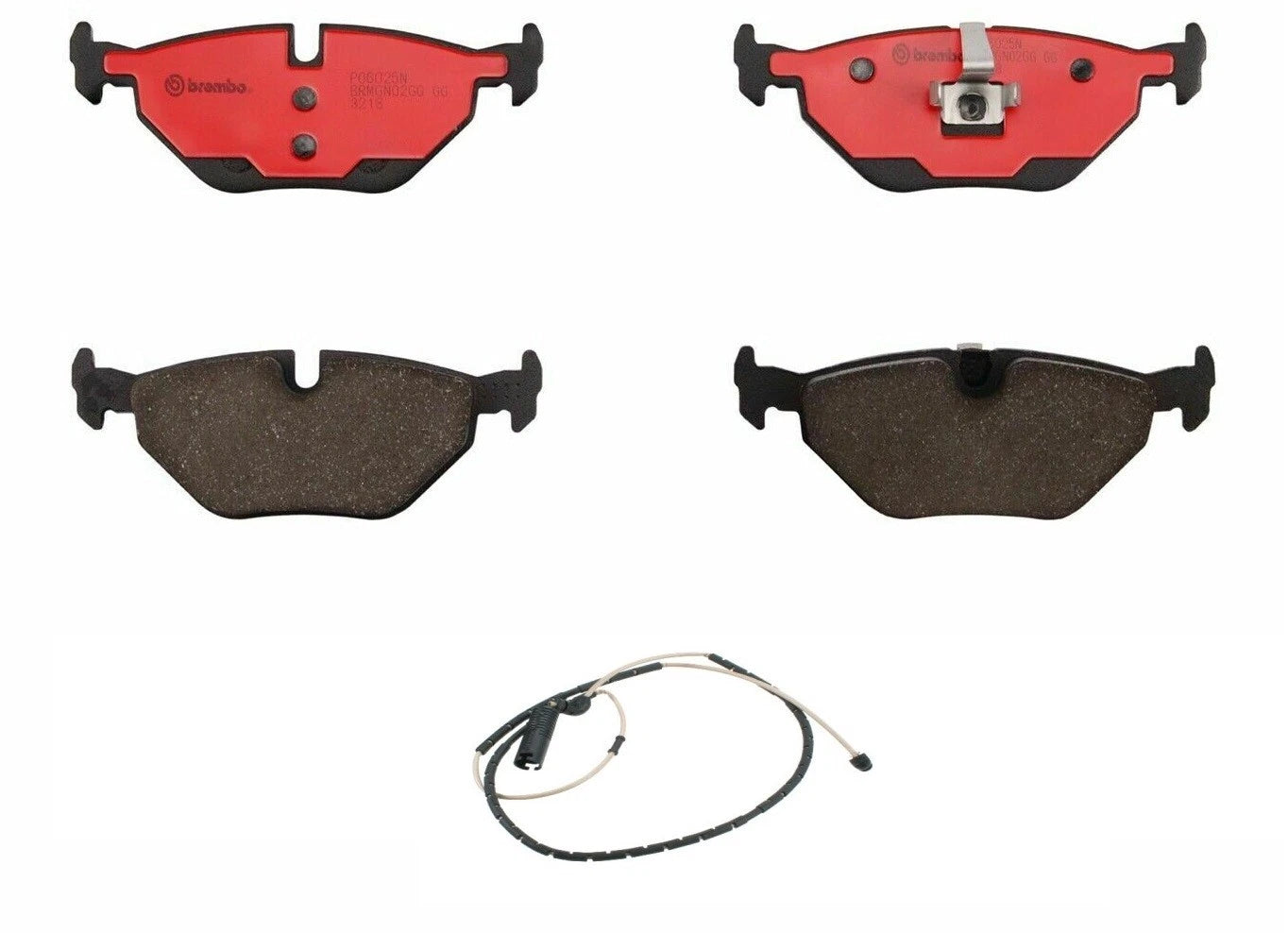 Ceramic Rear Brake Pads & Right Wear Sensor for BMW Z4 E85 (2003–2007)