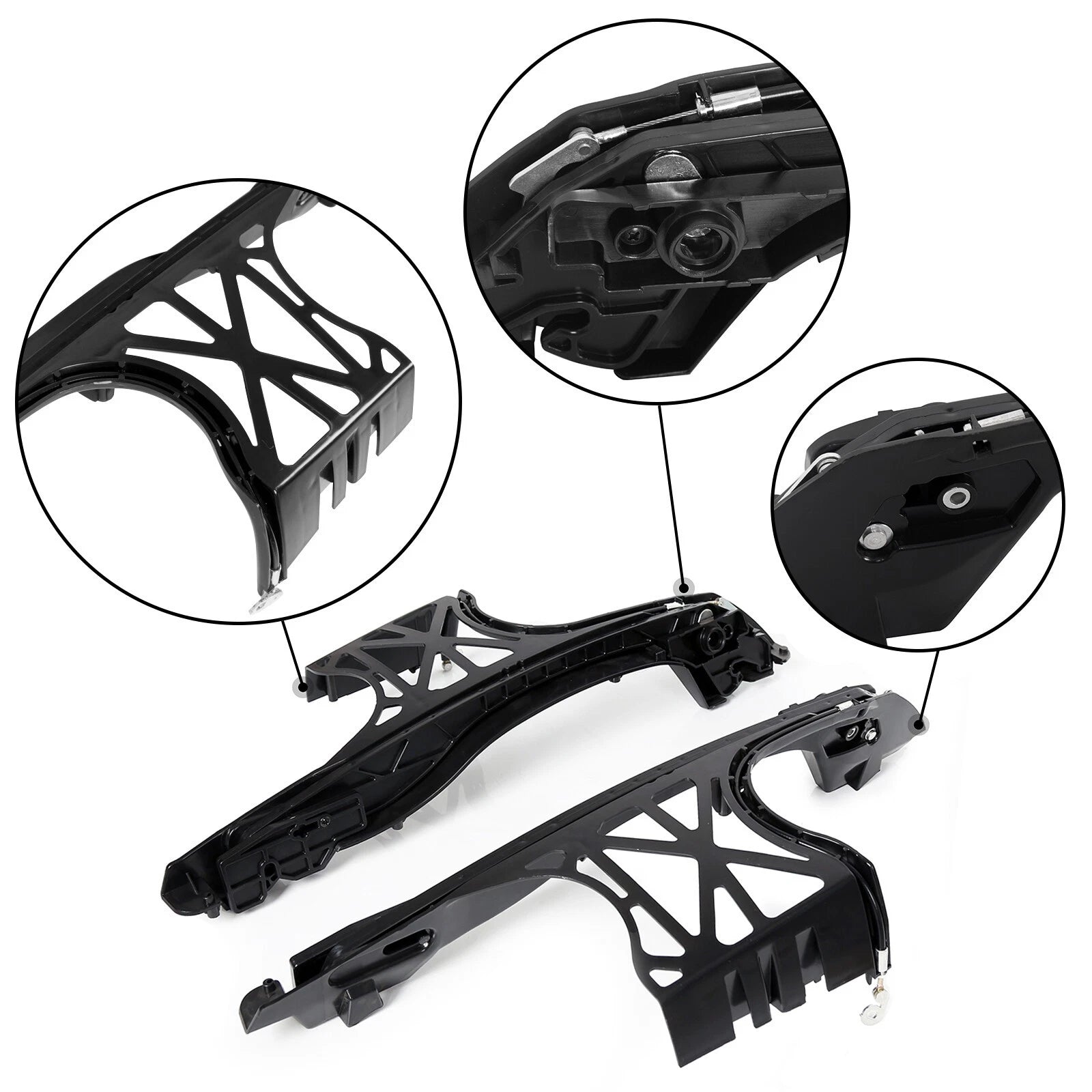 Saddlebag Latch Hinge Lock Hardware Kit for Harley Touring (2014–2024)