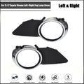 Chrome Front Bumper Fog Light Cover for Toyota Sienna (2011–2017)