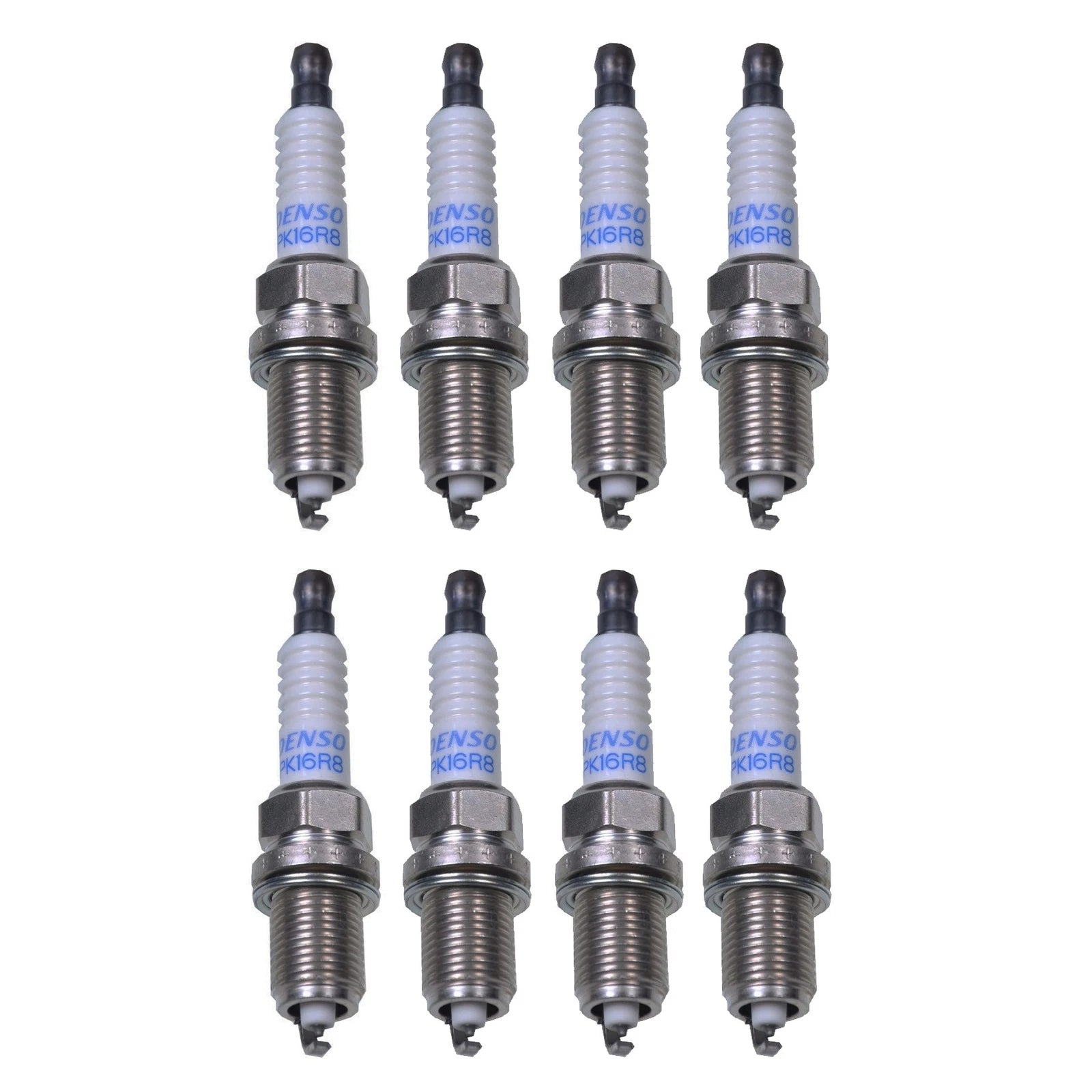 Set of 8 Denso Double Platinum Spark Plugs for Chevy Rolls Royce (5.7, 6.8 V8)