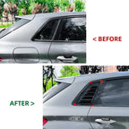 Gloss Black Quarter Rear Side Window Louver for Audi A3 S3 Sportback (2021–2024)