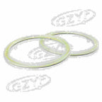 Pair 80mm COB LED Angel Eyes Halo Ring Fog Lamps for Universal Fit (12-24V)