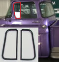 Vent Window Glass Seals Rubber Weatherstrip Kit for 1955-1959 Chevy GMC Trucks