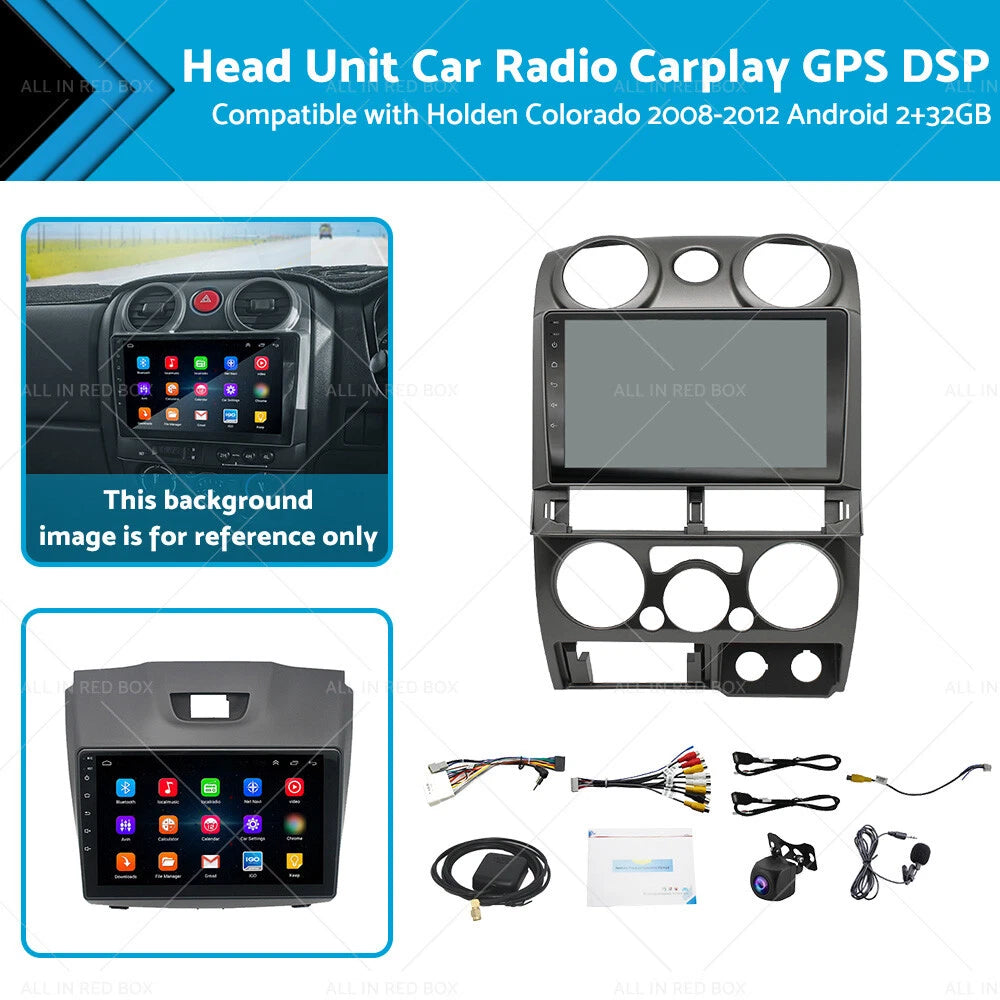 Head Unit Car Radio with Carplay GPS DSP for Holden Colorado (2012–2023)