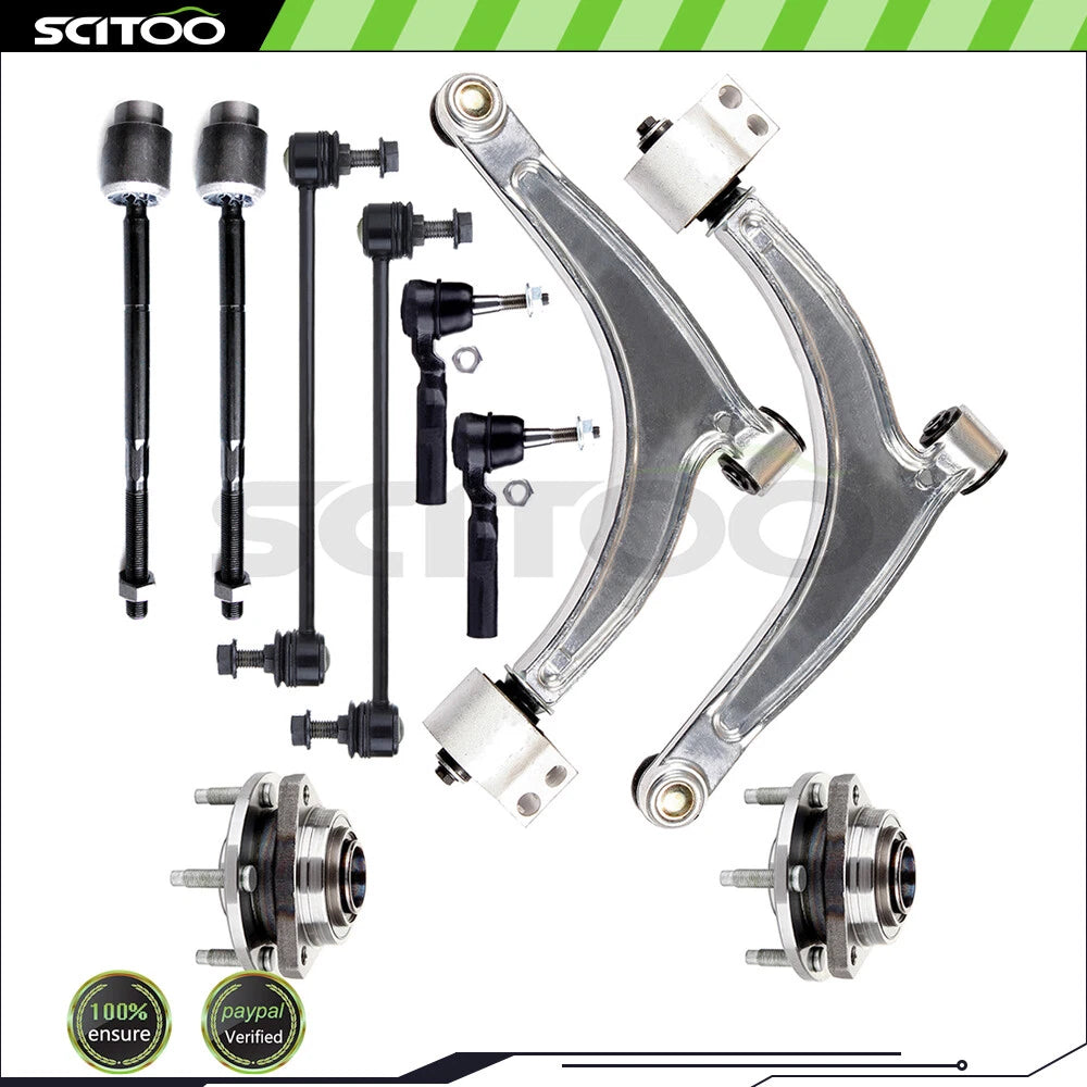 Front Tie Rod End Sway Bar End Wheel Bearing Hub for Chevrolet Malibu (2004–2007)