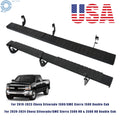 Running Boards for Silverado 1500 Double Cab (2019–2023) Black L&R