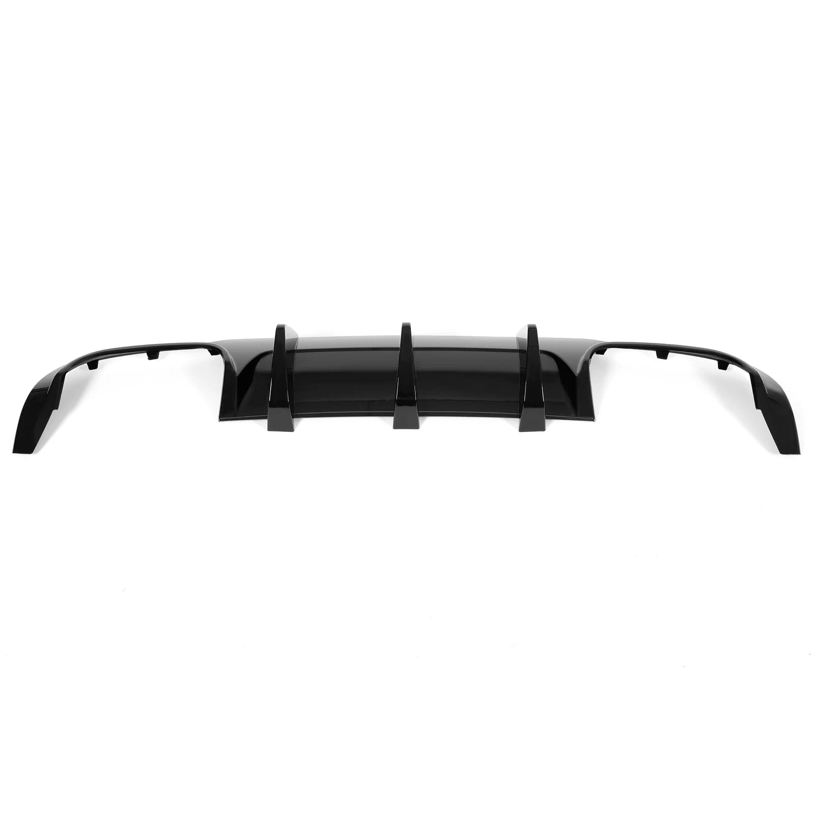 Rear Bumper Lip Spoiler Diffuser Gloss Black for Mercedes W204 C63 AMG (2012–2014)