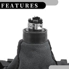 6 Speed Gear Shift Knob with Dust Cover for Audi A6 C6 4F (2004–2008)