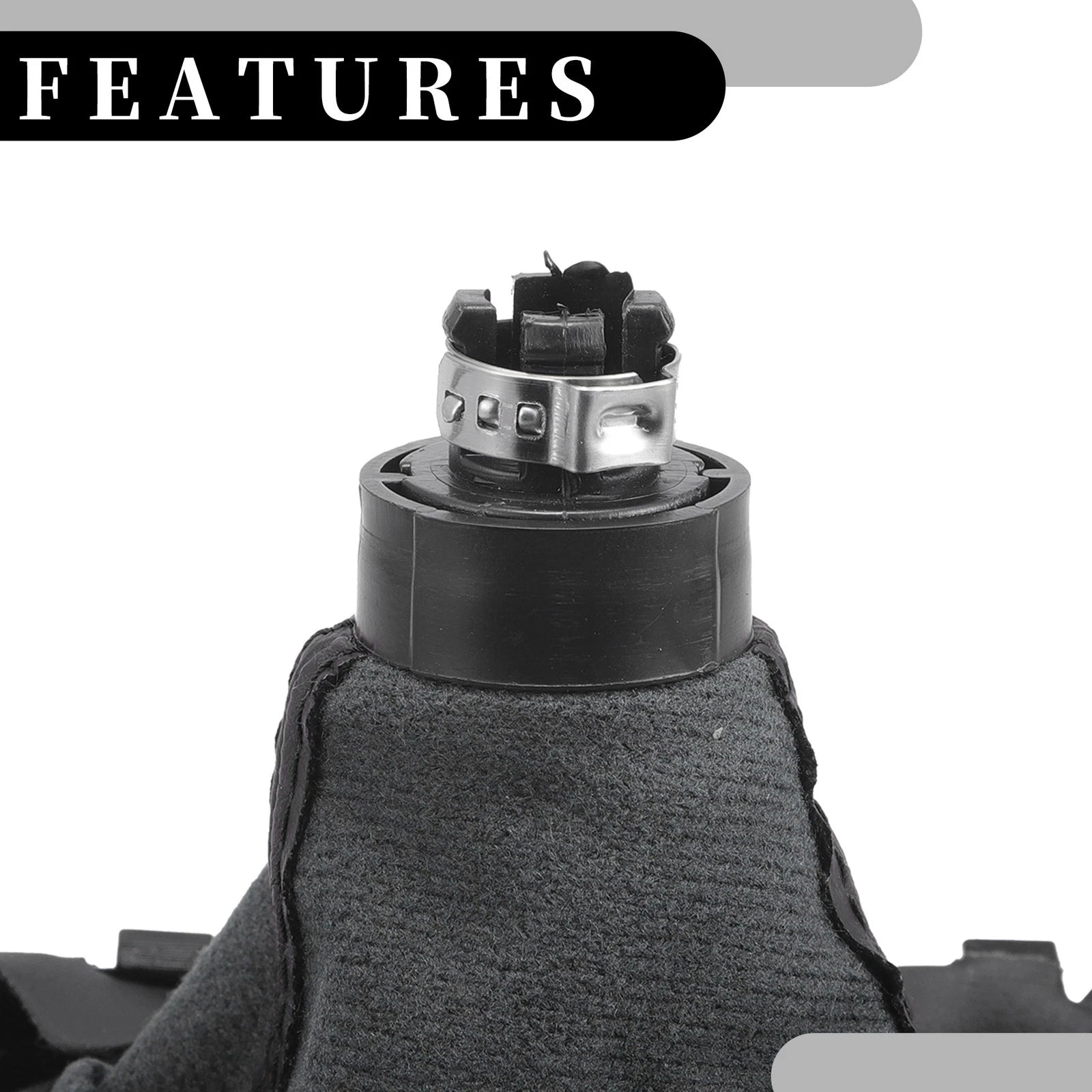 6 Speed Gear Shift Knob with Dust Cover for Audi A6 C6 4F (2004–2008)