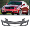 Primed Front Bumper Cover for Cadillac ATS (2013–2014) with Sensor Holes