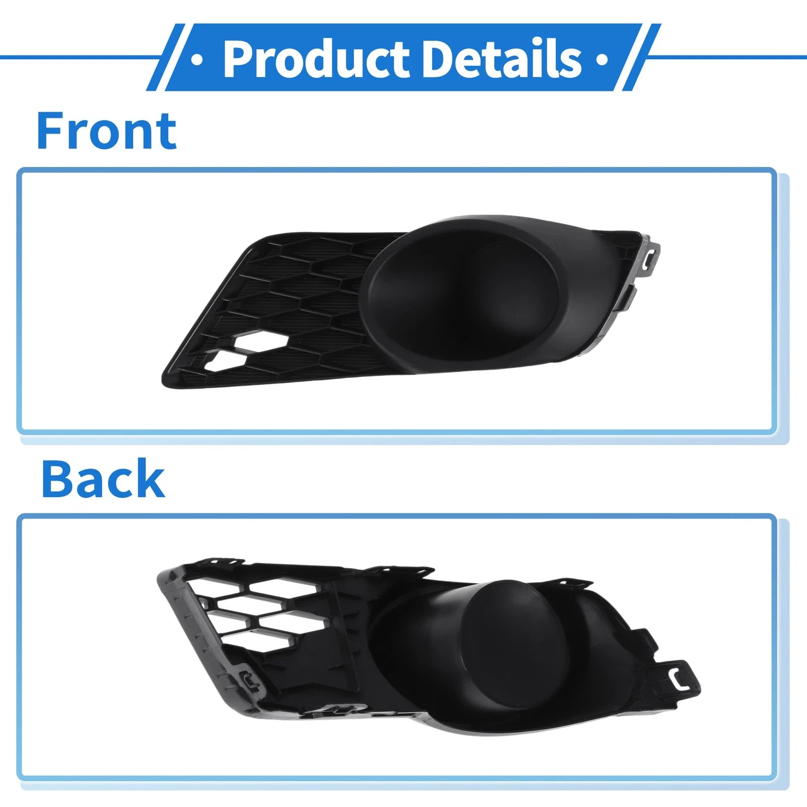 Front Right Fog Light Grill No. 71102TSGH10 for Honda Accord (2016–2019)
