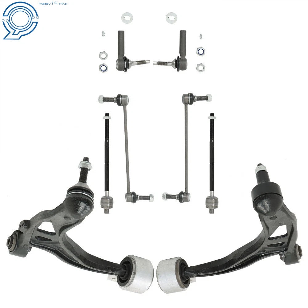 Set of 8 Control Arm and Sway Bar Link for Ford Flex, Taurus, Lincoln MKS, MKT (2010–2012)