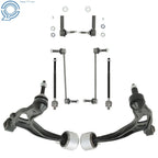 Set of 8 Control Arm and Sway Bar Link for Ford Flex, Taurus, Lincoln MKS, MKT (2010–2012)