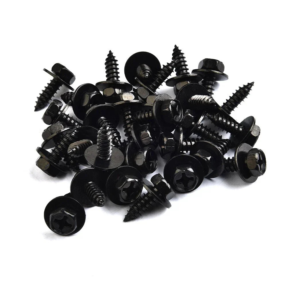30PCS Bolt Retainer Fender Liner Under Cover Screw for Toyota