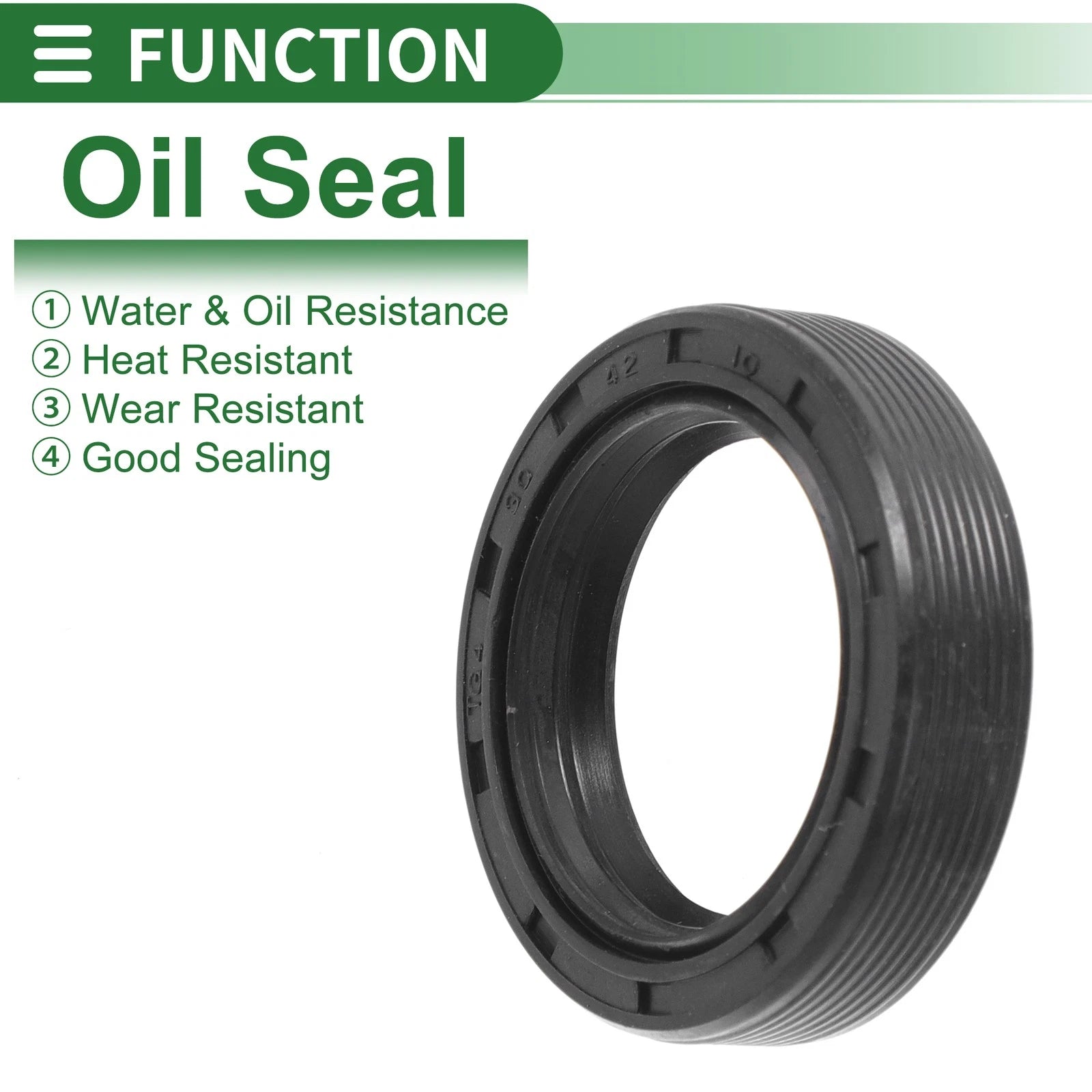 Set of 5 Oil Seal TG4 Lip Seal Ring NBR Rubber 30x42x10mm
