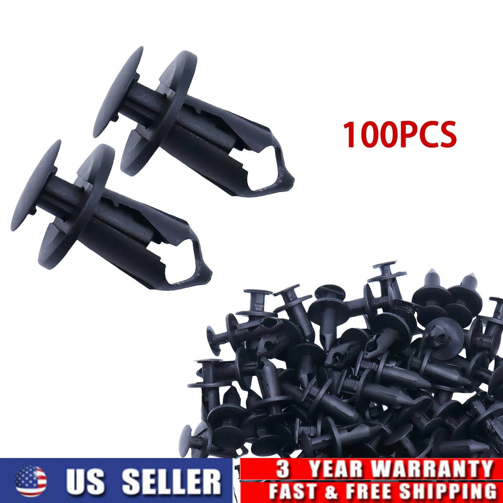 100x Bumper Clips Retainer for Auto Car (8mm)