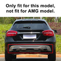 Dual Muffler Tip Cover Trim for Benz GLA X156 (2015-2018)