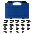 Set of 8 Crowfoot Wrenches for Automotive Socket Tool Kit (1/2" 3/8")