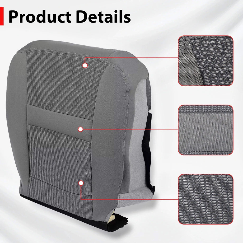 Front Driver Bottom Side Seat Cover for Dodge Ram 1500 (2006–2010)