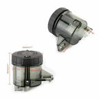 Front Brake Clutch Master Cylinder Fluid Reservoir for Moto Black