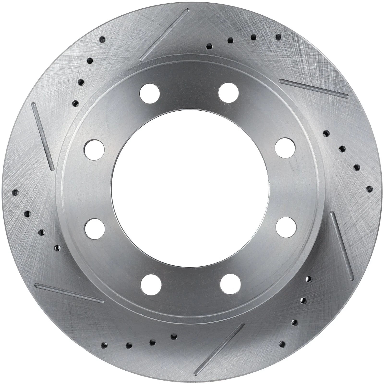 Set of 2 Front Brake Drilled & Slotted Rotors & Ceramic Pads for Ford Excursion (2000–2005)