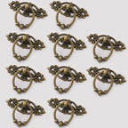 10Pcs Zinc Alloy Pull Knob Ring for Kitchen Bath Cabinet Drawer Hardware