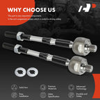 2X Front Inner Tie Rod End for Nissan Rogue (2014–2020) Rogue Sport