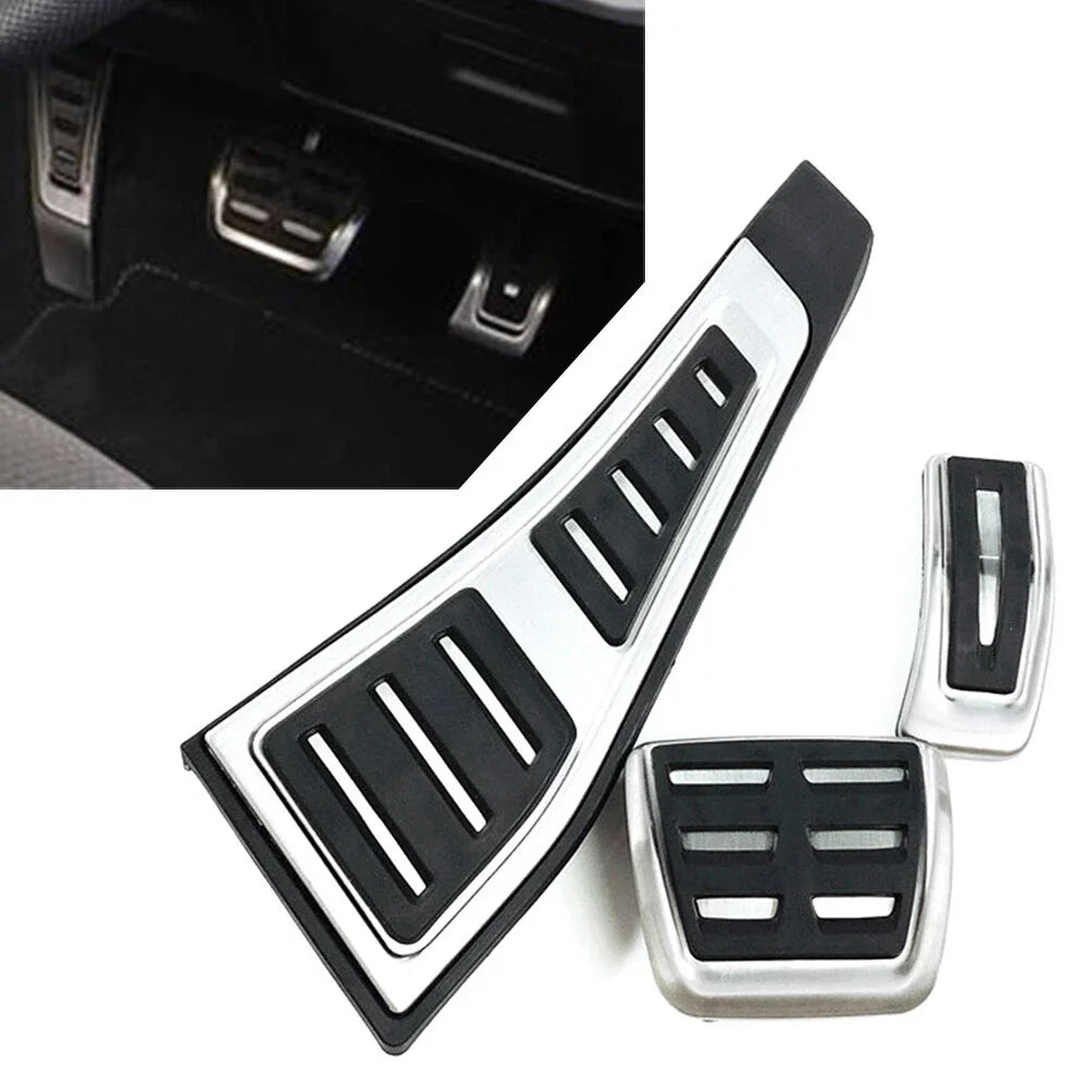 Stainless Steel Foot Pedal Covers for Audi A4 S4 A5 (2009-2016)