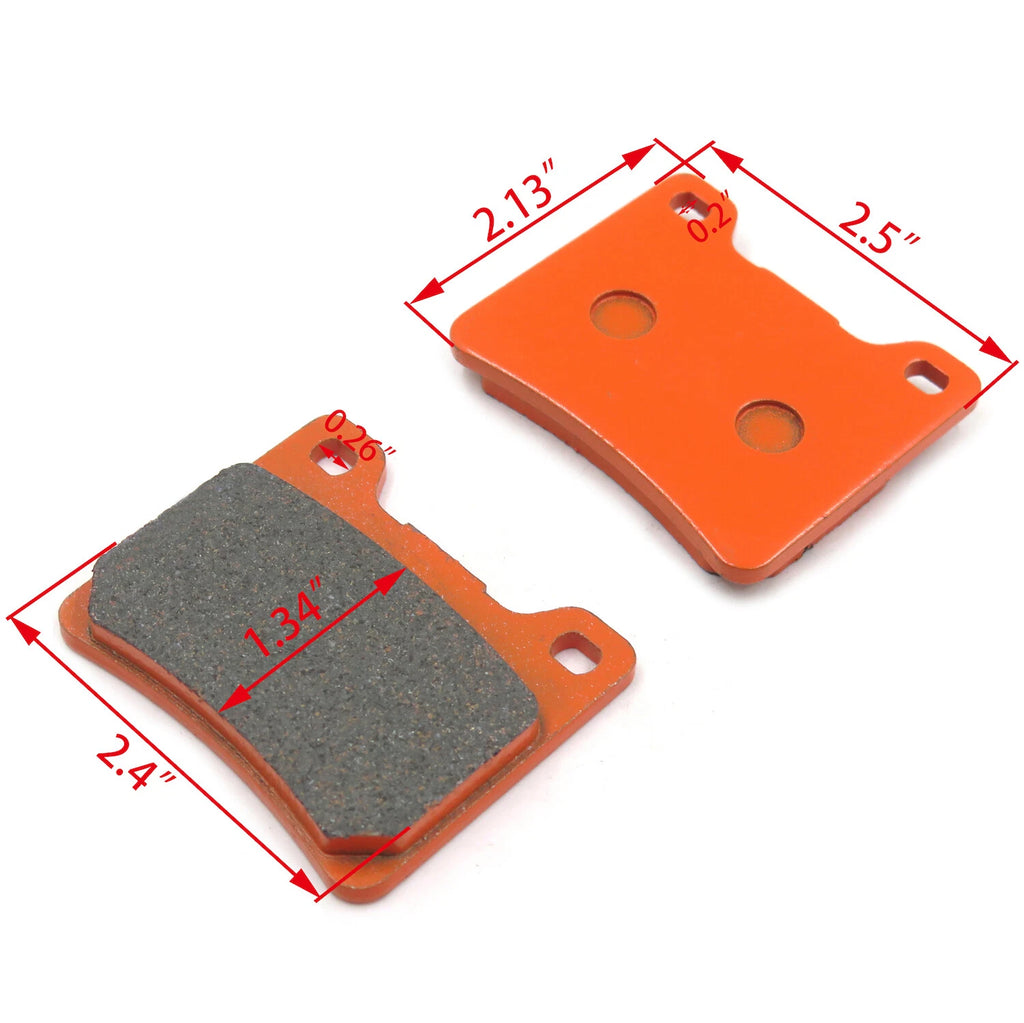 Carbon Fiber Brake Pads for Yamaha FJ600 YZF-1000R XJ900R (1984–1998) - HTT088